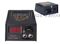 Pro quality power supply system with precise analog display and foot 