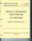 Single Sideband Converter CV 157/URR, Maintenance