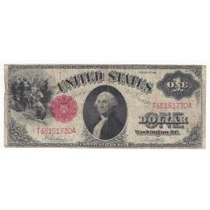    Series 1917 $1 Red Seal United States Note 