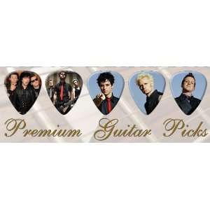  Green Day Premium Guitar Picks Bronze X 5 Medium Musical 