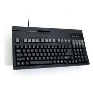  Unitech K2724 B Keyboard. 104KEY KEYBOARD 2TRK MSR BLACK 