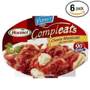 Hormel Compleats Manicotti, 10 Ounce (Pack of 6):  Grocery 