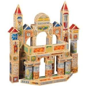  Architectural 68 Wood Block Kings and Castles Building 