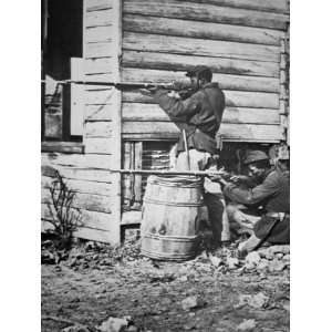Black Troops of the Union Army on Picket Duty in Virginia During the 
