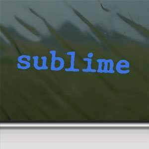  Sublime Blue Decal Rock Band Car Truck Window Blue Sticker 
