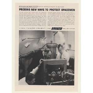  1962 LTV Atom Smasher Nuclear Radiation Research Print Ad 