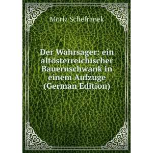   in einem Aufzuge (German Edition) Moriz Schefranek Books
