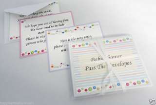   VERSION Pass The Envelope Baby Shower Rhyme Game Unlimited Play  