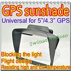 Anti Glare GPS Sun Shade Visor Universal for 7.0 inch car GPS 