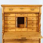 Antique Country Waxed Pine Swedish Secretary Desk Circa 1840 1860 