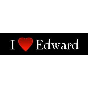  Twilight & New Moon Bumper Sticker / Decal   I Love Edward 