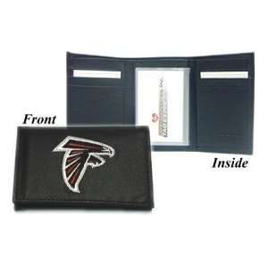  Atlanta Falcons Embroidered Leather Tri Fold Wallet 