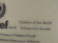 e316 Heinrich Unicef Plate Children of the World USA  
