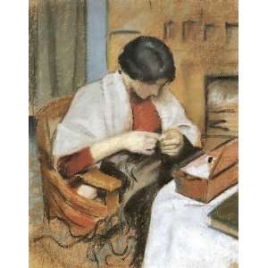  Elisabeth Gerhardt stitching by August Macke canvas art 