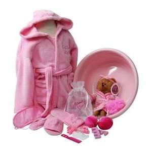  Ultimate Day Spa Birthday Favor Gift Bag Robe Girl Toys 
