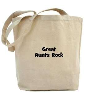  Great Aunts Rock Humor Tote Bag by  Beauty