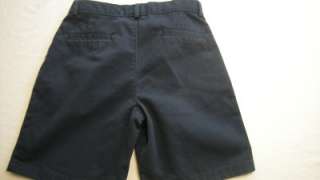 Boy size 10 Husky Navy Blue Shorts School Uniform Izod  