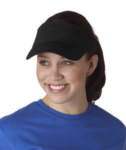 158 Anvil Solid Low Profile Twill Visor All Colors  
