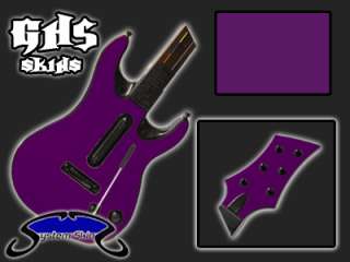 PURPLE Guitar Hero 5 Skin for 360, PS3 Console System Controller Decal 