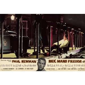 28cm x 44cm) (1967) Italian Style B  (Paul Newman)(George Kennedy)(J.D 
