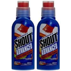 Shout Advanced Ultra Concentrated Gel Brush Stain Lifter, 8.7 oz 2 ct 