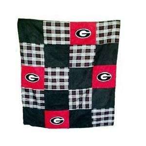  Georgia UGA Bulldogs 50X60 Patch Quilt Throw/Blanket 