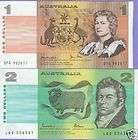Australia Lot 1 & 2 Dollar 1979 85 Uncs Cat#42 C&43 E
