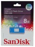 SANDISK CRUZER 8GB USB FLASH MEMORY DRIVE LIMTED BLUE  
