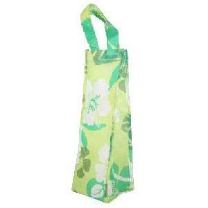    Hawaiian Wine Bottle Tote Bag Eco Style Green