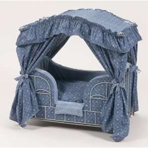  Lazy Paws Designer Canopy Pet Bed   Blue Diamonds Pet 
