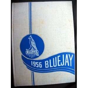   1956 Blue Jay Bluffs High School Yearbook Bluffs High School Books