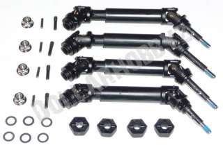 included complete set of front rear drive shafts with screw pins 12mm