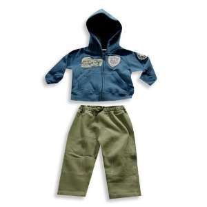  Mish   Infant Boys 2 Piece Long Sleeve Hooded Sweat Suit 