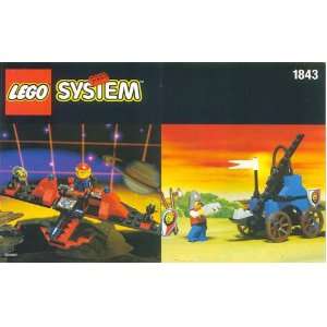  Lego 1843 Royal Knights / Spyrius Space Combo with Catapult 