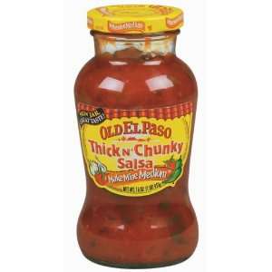 Old El Paso Thick & Chunky Salsa Sauce Medium 16 oz  