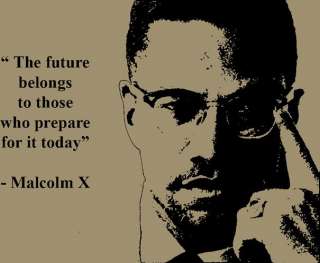 Malcolm X T Shirt Black Panther Party Hip Hop Political  