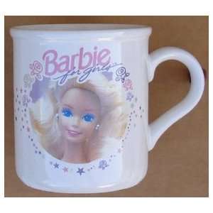  Barbie For Girls Only Coffee Cup With Collector`s Box 
