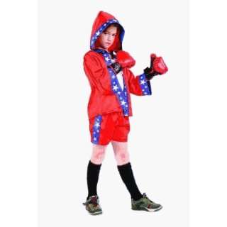   Costumes 90441 M Boxer Costume   Size Child Medium 8 10: Toys & Games