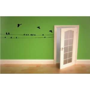   Removable Wall Decals  Birds on wire and in flight: Home Improvement