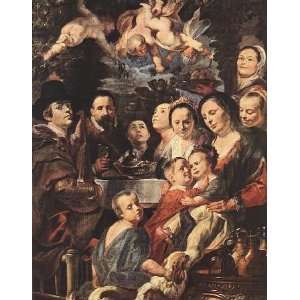   among Parents Brothers and Sisters, By Jordaens Jacob