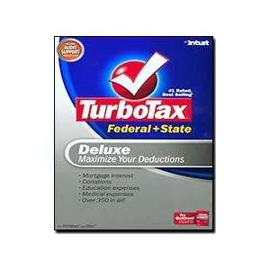  TurboTax 2007 Deluxe for Federal + State Returns & Free E File 