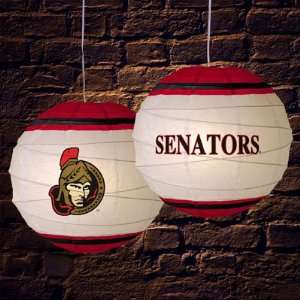 : Ottawa Senators 18 Inch Rice Paper Lamp NHL Hockey Fan Shop Sports 
