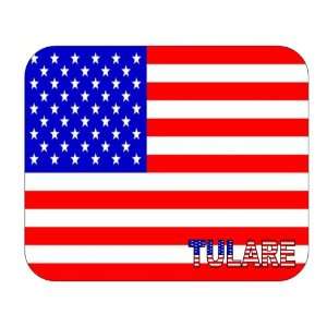  US Flag   Tulare, California (CA) Mouse Pad Everything 