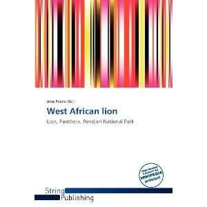  West African lion (9786139312573) Jules Reene Books