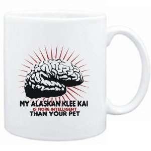  Mug White  MY Alaskan Klee Kai IS MORE INTELLIGENT THAN 