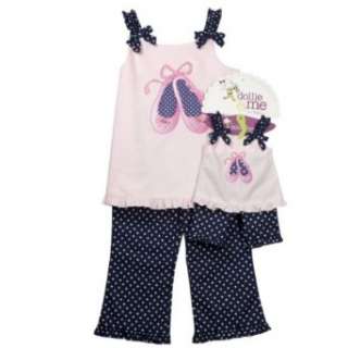   Ballerina Top & Capri Set with Matching 18 Doll Outfit Clothing