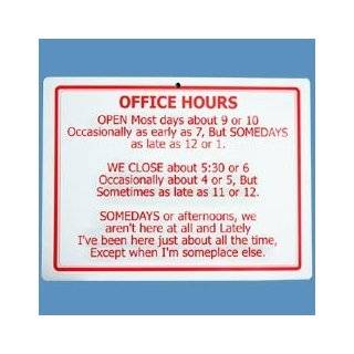  Retirement Office Hours Sign   Funny Retirement Gift 
