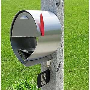  Spira Stainless Steel Unique Post Mount Mailbox