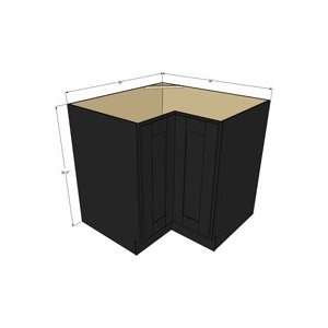 Mocha Shaker Easy Reach Cabinet with Lazy Susan Kit  