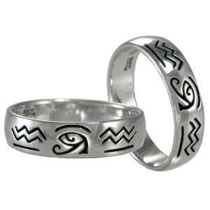 Silver Eye of Horus Ra Udjat Egyptian Ring for men or women (available 